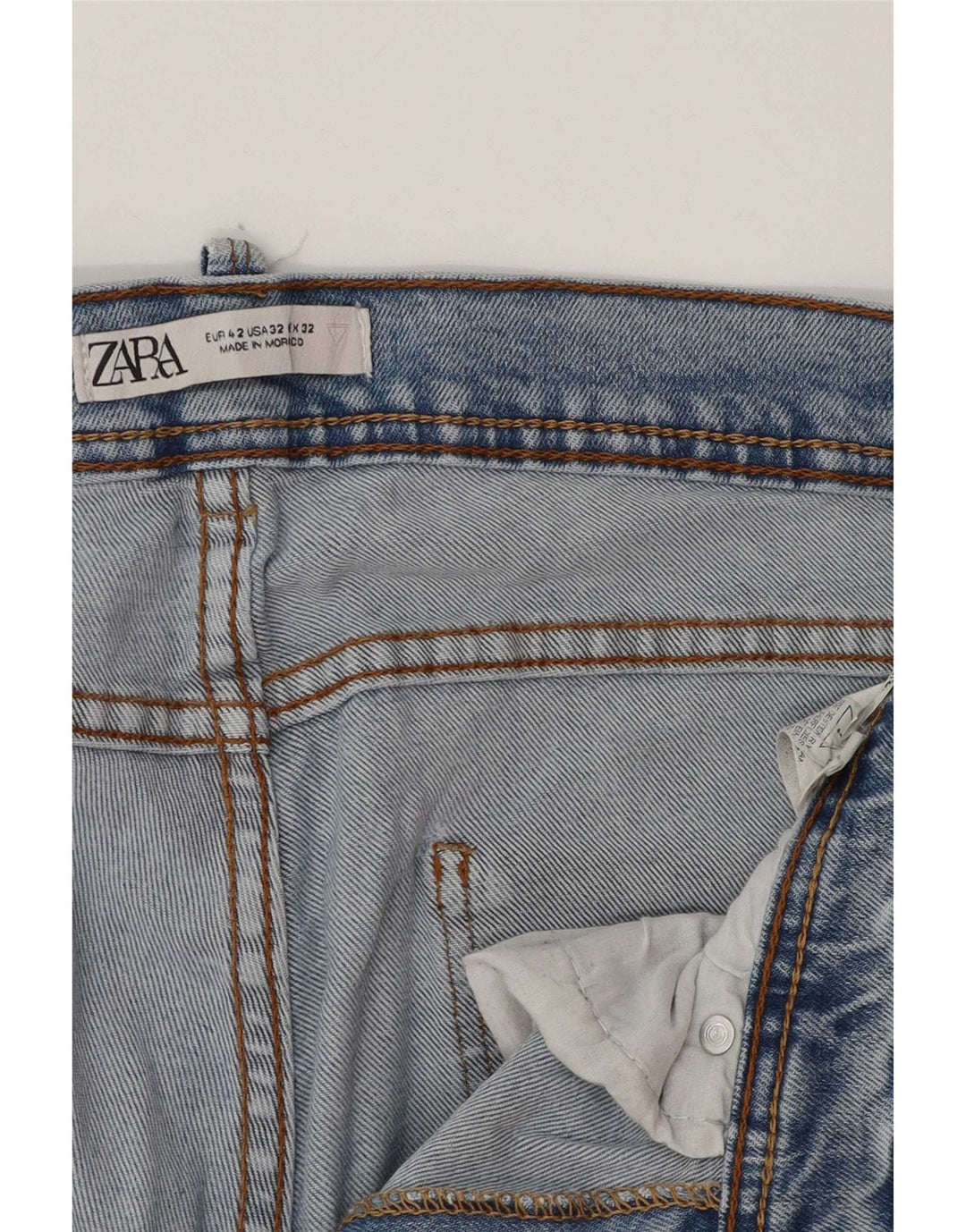 Zara muške uske traperice EU 42 Large W32 L28 Plave