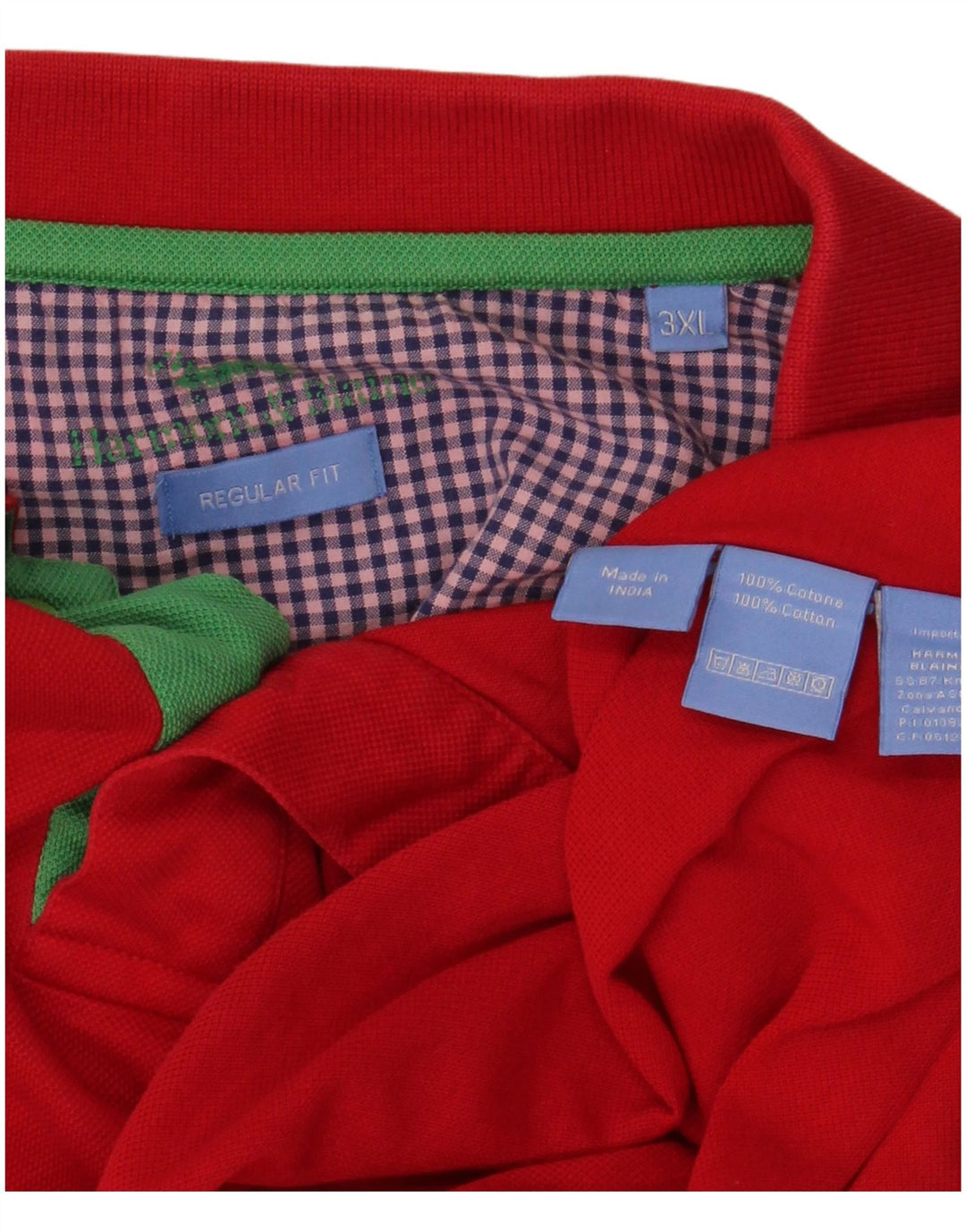 HARMONT & BLAINE Muška polo majica regularnog kroja Graphic 3XL, crveni pamuk