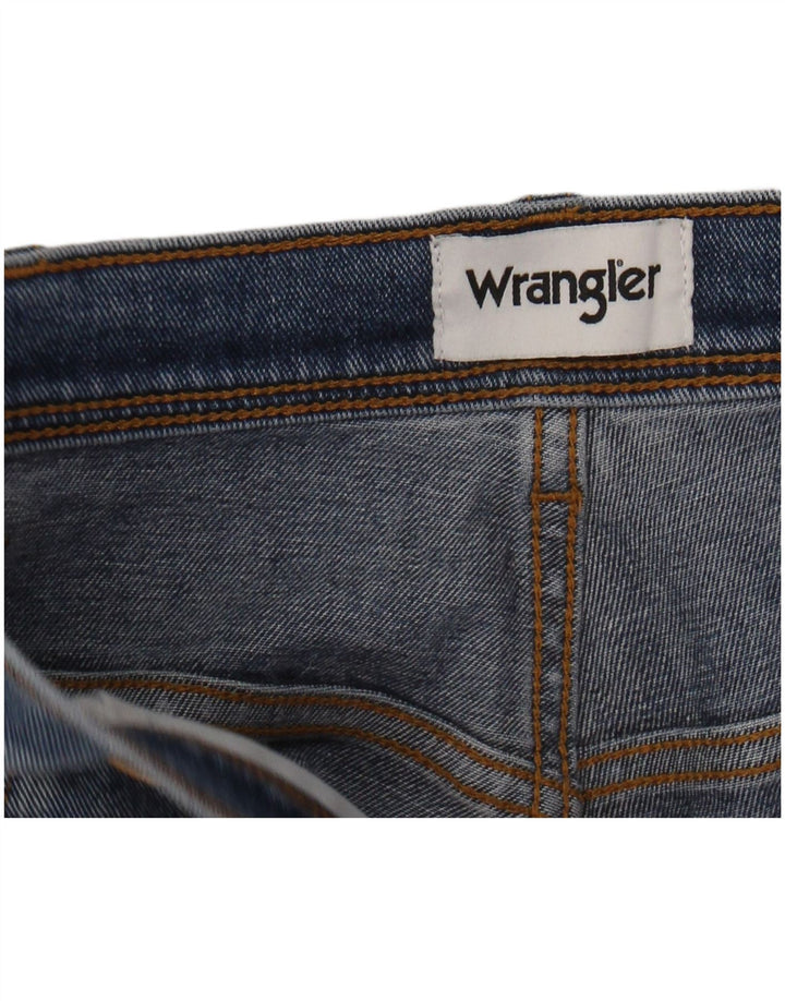 WRANGLER Muške Texas Slim Jeans W36 L32 Plavi pamuk