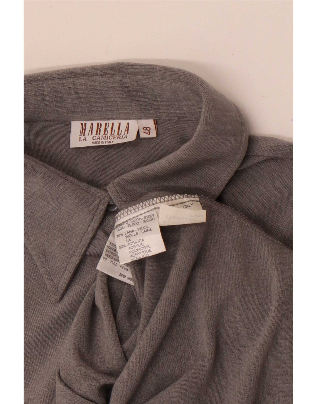 Marella ženska košulja bluza IT 48 XL Siva vuna