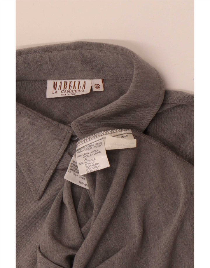Marella ženska košulja bluza IT 48 XL Siva vuna