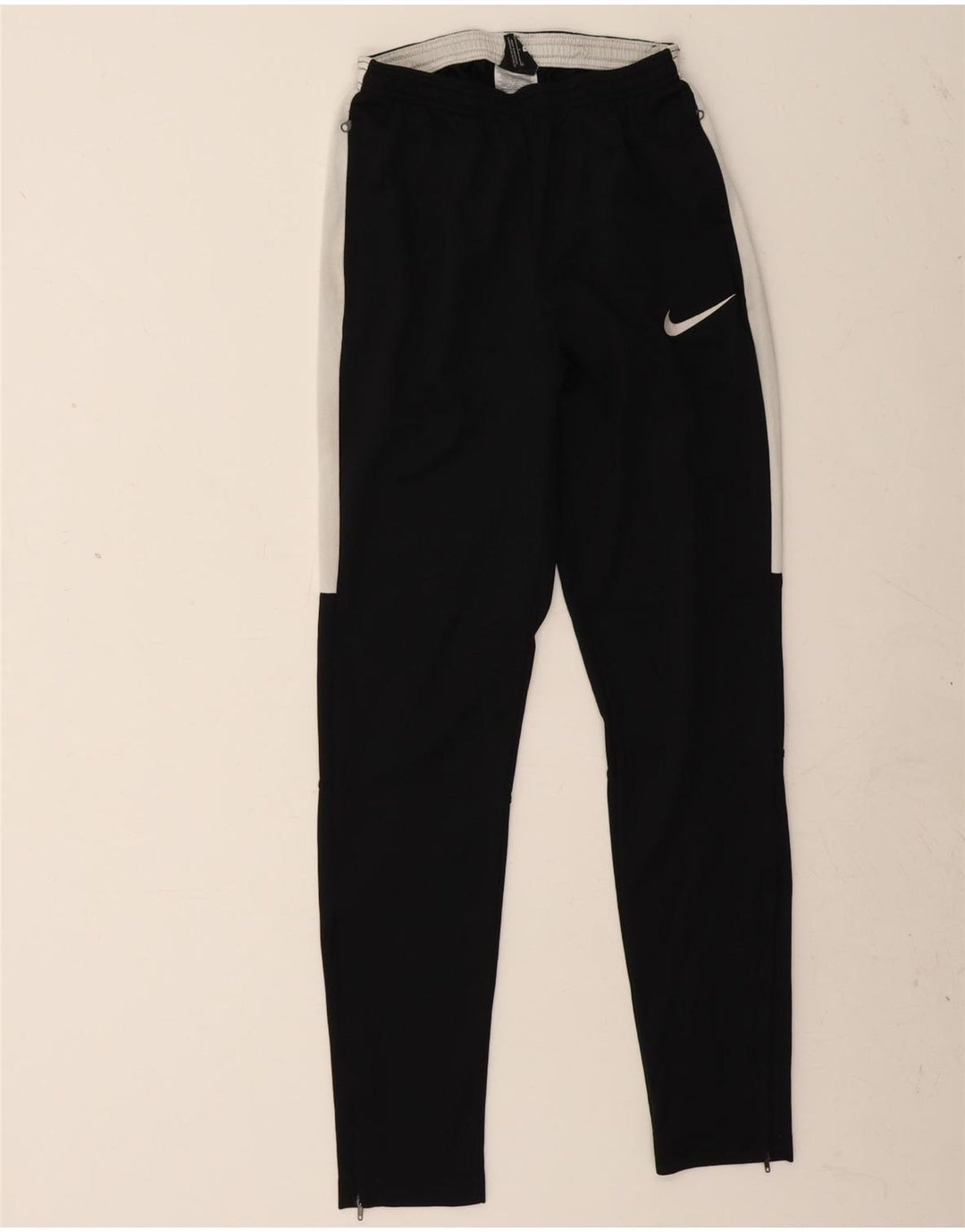 Nike muške Dri Fit hlače za trenirku male crne poliesterske boje