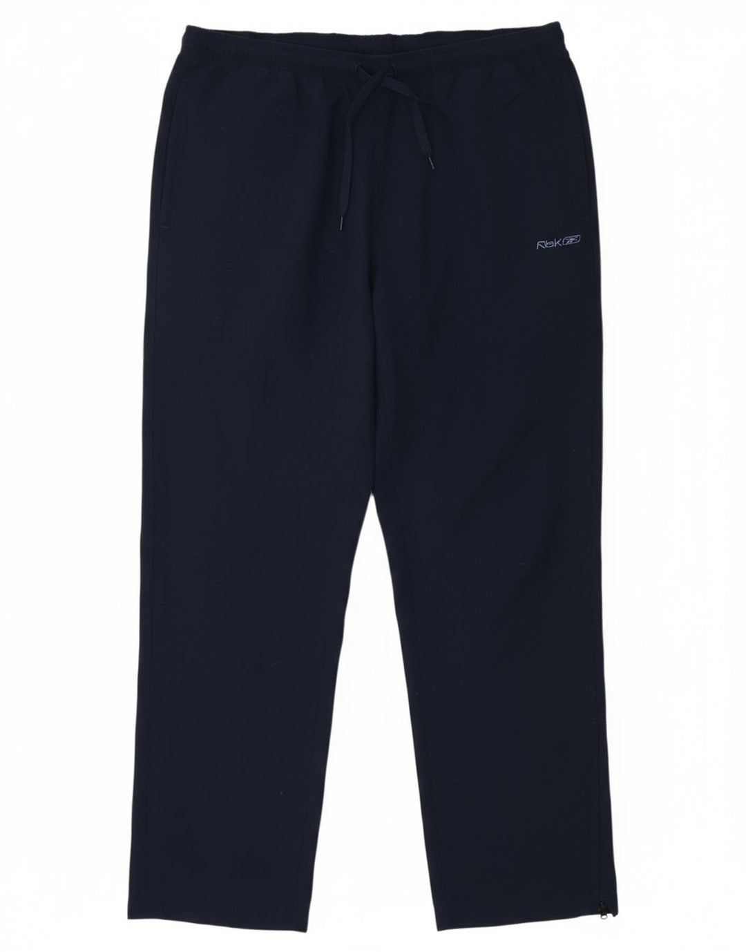 REEBOK Mens Tracksuit Trousers Large  Navy Blue Polyester