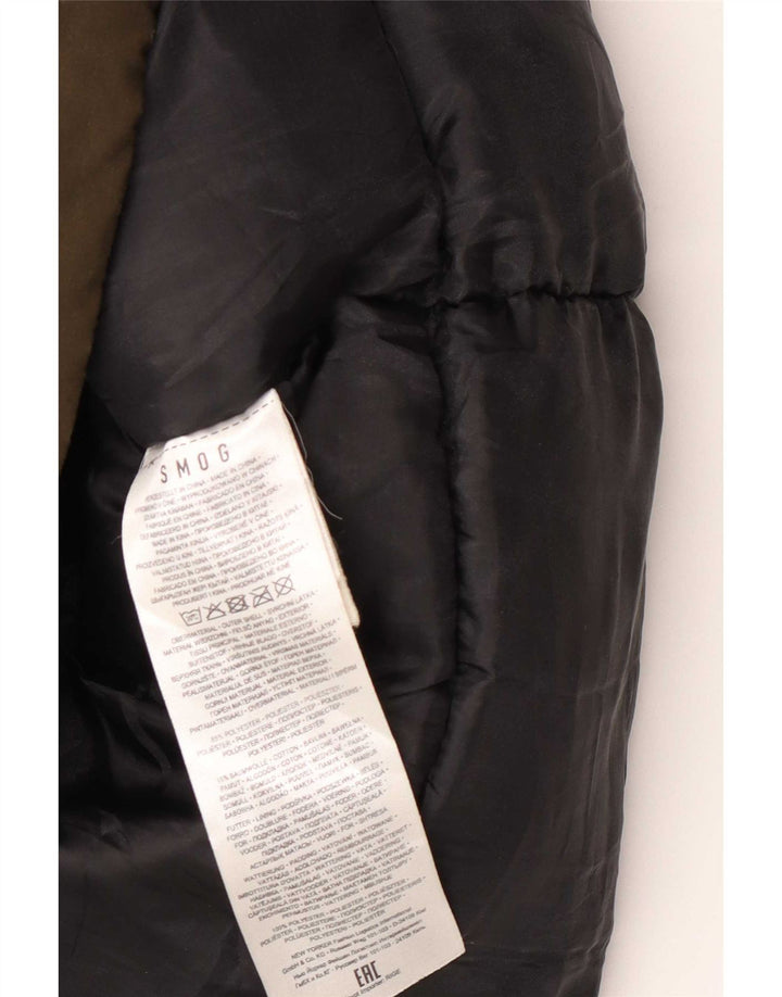 Smog muška parka jakna s kapuljačom UK 42 XL kaki poliester