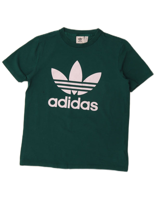 Adidas ženska majica kratkih rukava s grafičkim motivima UK 10 Small Green Cotton