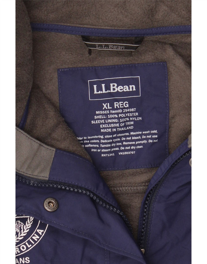 L.L.BEAN ženska velika vjetrovka jakna UK 18 XL tamnoplava poliester