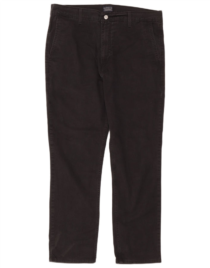 Levi's muške chino hlače W36 L30 crni pamuk