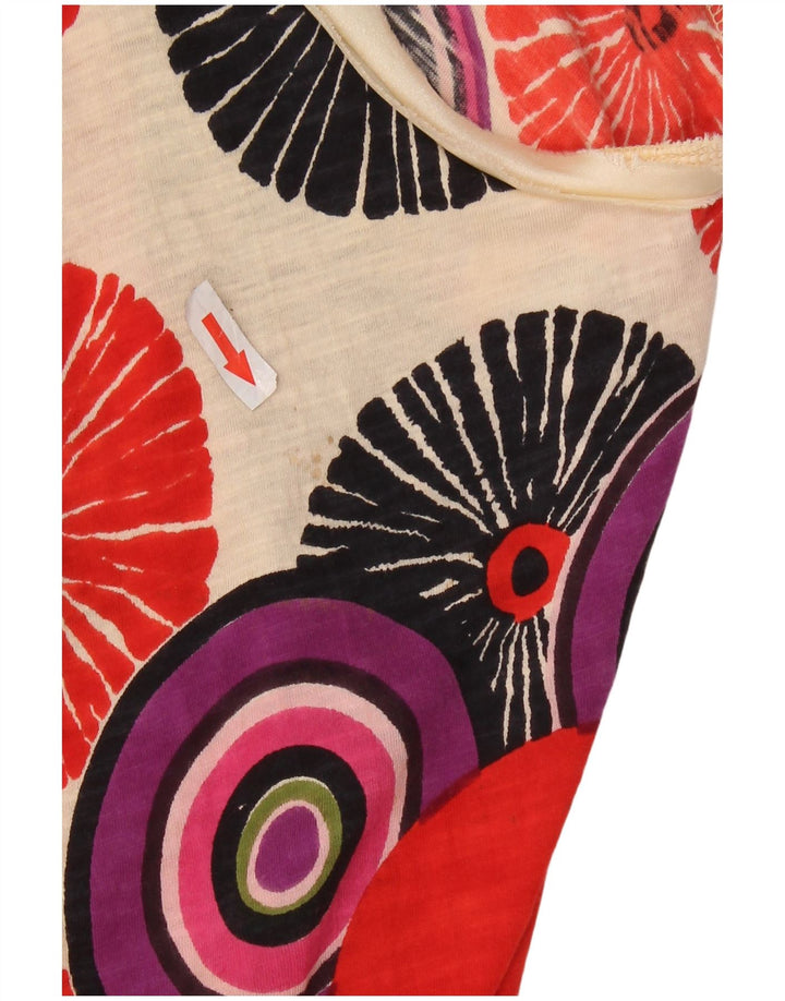 Desigual gornji dio ženske bluze UK 14 srednje raznobojni patchwork poliester