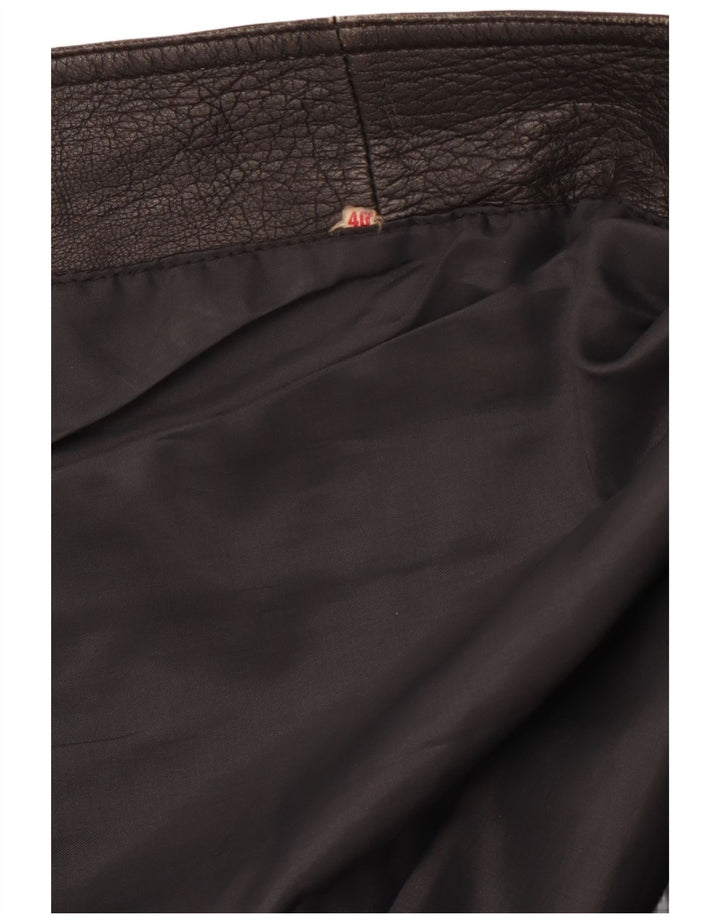 VINTAGE ženski kožni kaput IT 40 mali crni