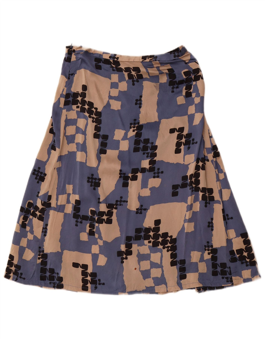 LES COPAINS Ženska dvodijelna suknja IT 42 srednje W28 plava geometrijska svila