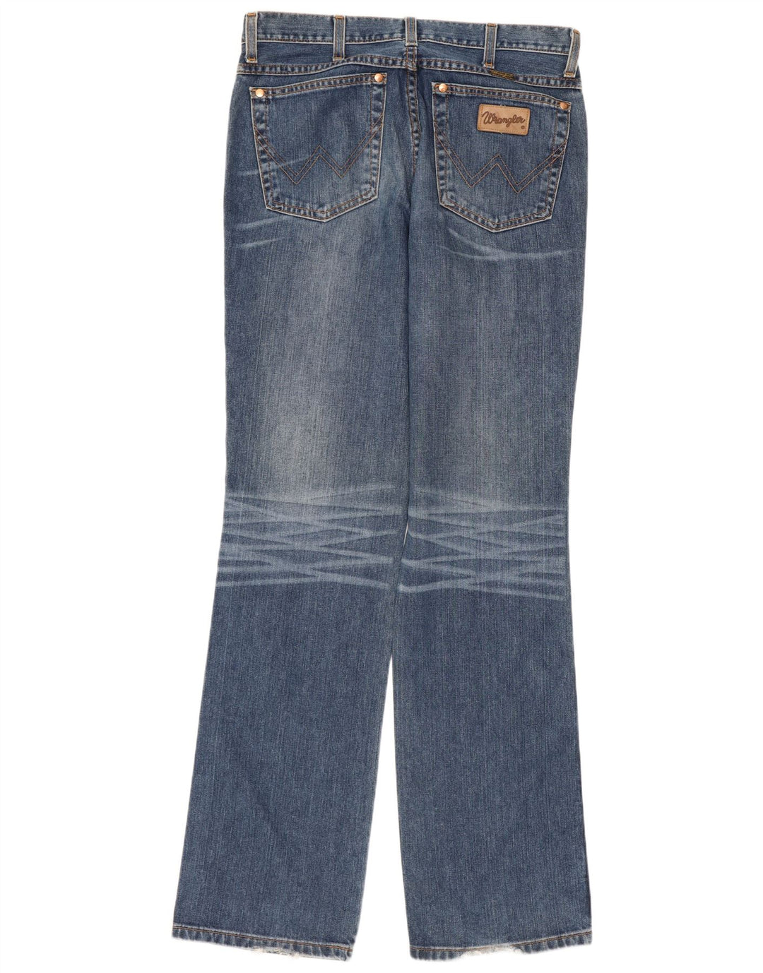 Wrangler Mens Evolution Straight Jeans W32 L34 Plavi pamuk
