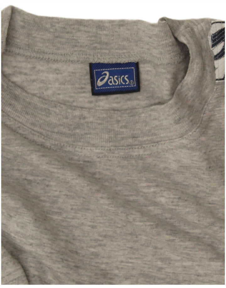Asics ženska vrhunska majica kratkih rukava s grafičkim motivima UK 14 srednje sive mrlje