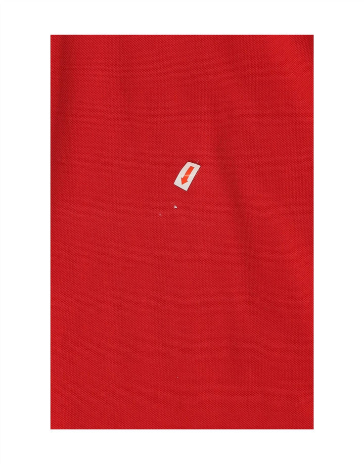 ADIDAS Mens Clima 365 Polo Shirt Medium Red Cotton Vintage Adidas and Second-Hand Adidas from Messina Hembry 