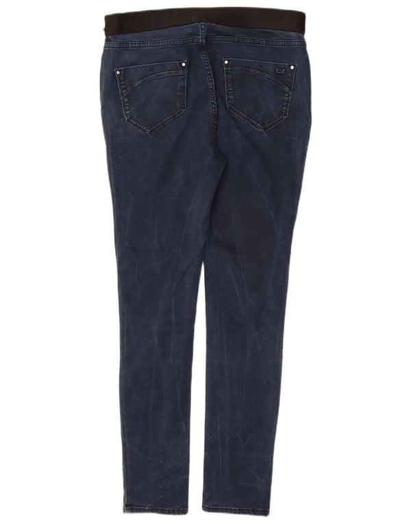 KAREN MILLEN Ženske jegging traperice UK 12 srednje W28 L28 tamnoplavi pamuk