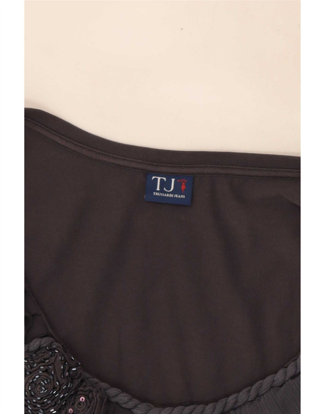 Trussardi ženski gornji dio bluze bez rukava UK 10 Small Gray
