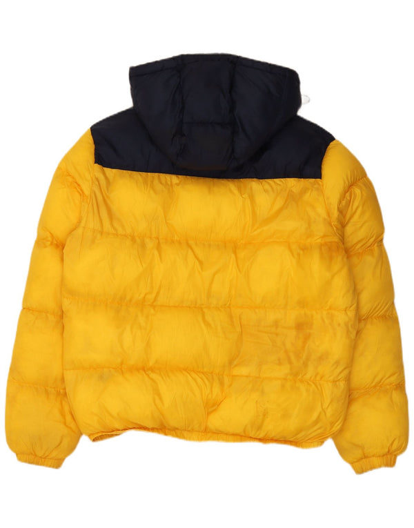 Tommy Hilfiger muška podstavljena jakna s kapuljačom UK 40 Large Yellow Colourblock