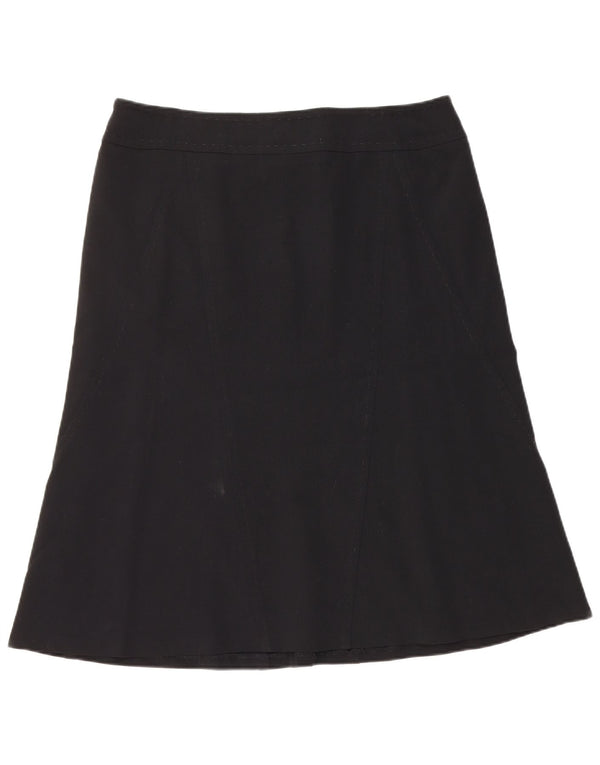 COAST ženska suknja A-kroja UK 16 velika W34 crni poliester