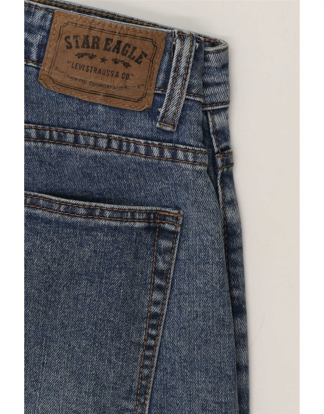 Levi's muške uske traperice s oštećenjem W32 L30 plave
