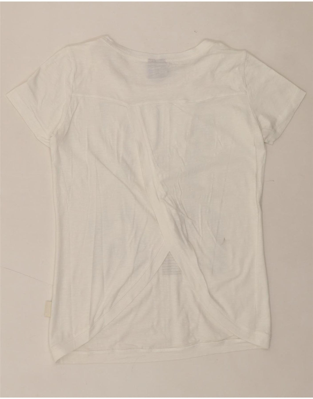 CHAMPION Womens Graphic T-Shirt Top UK 10 Small White Vintage Champion and Second-Hand Champion from Messina Hembry 