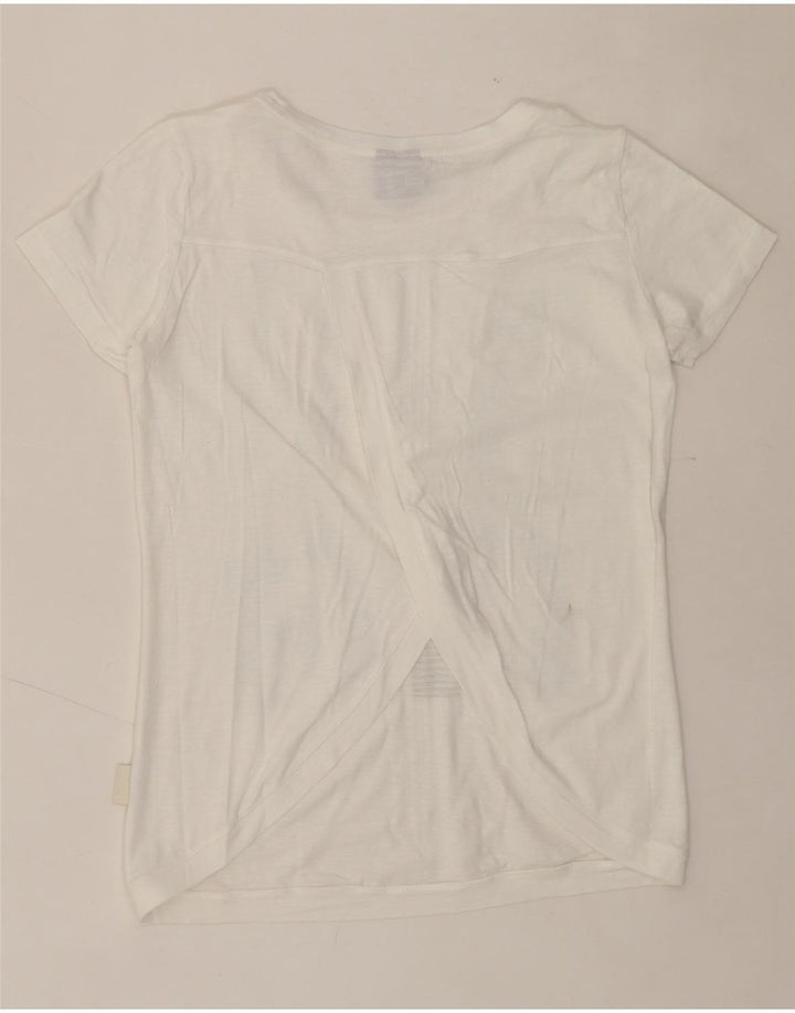 CHAMPION Womens Graphic T-Shirt Top UK 10 Small White Vintage Champion and Second-Hand Champion from Messina Hembry 