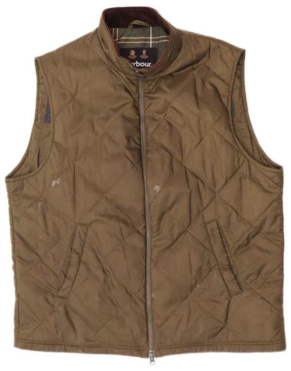 Barbour muška prošivena jakna UK 42 XL kaki poliamid