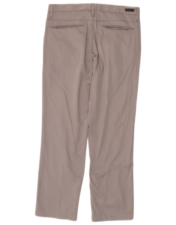 Marks & Spencer muške autograph ravne chino hlače W34 L29 sivi pamuk