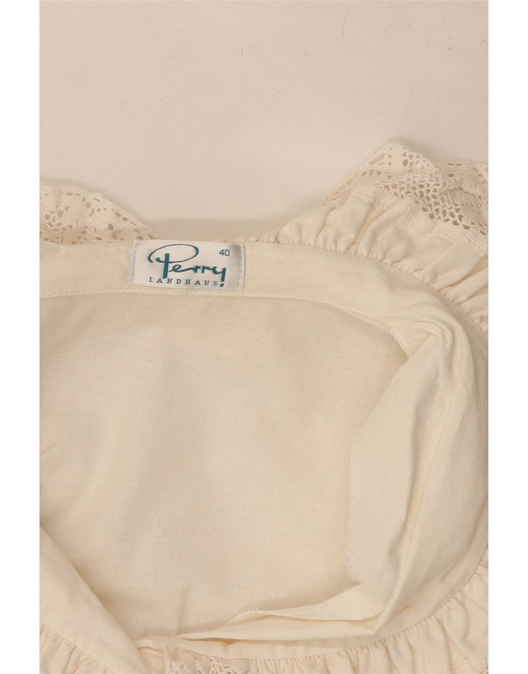 Perry Landhaus ženska prevelika košulja bluza EU 40 Srednje bijeli pamuk