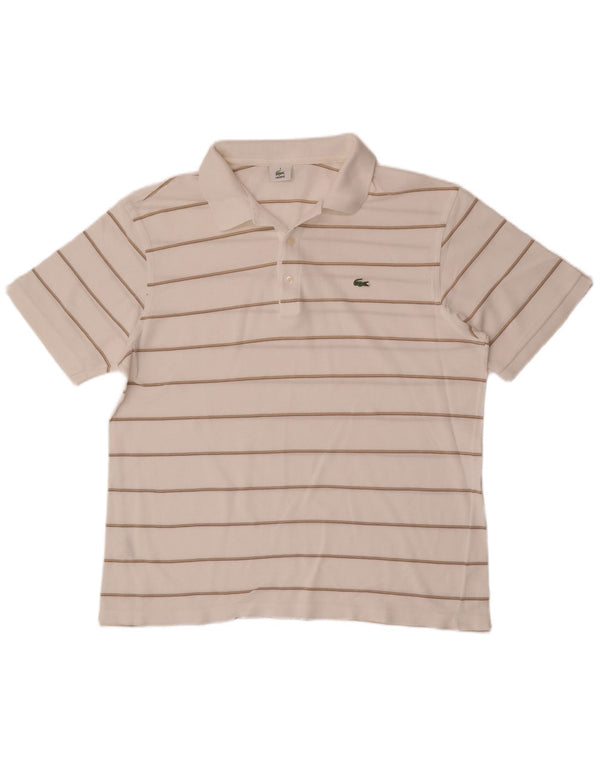 Lacoste muška polo majica veličine 6 XL pamuk s bijelim prugama