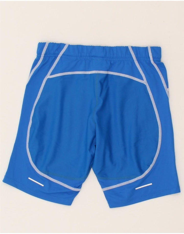 ASICS Boys Sport Shorts 7-8 Years XS Blue Vintage Asics and Second-Hand Asics from Messina Hembry 