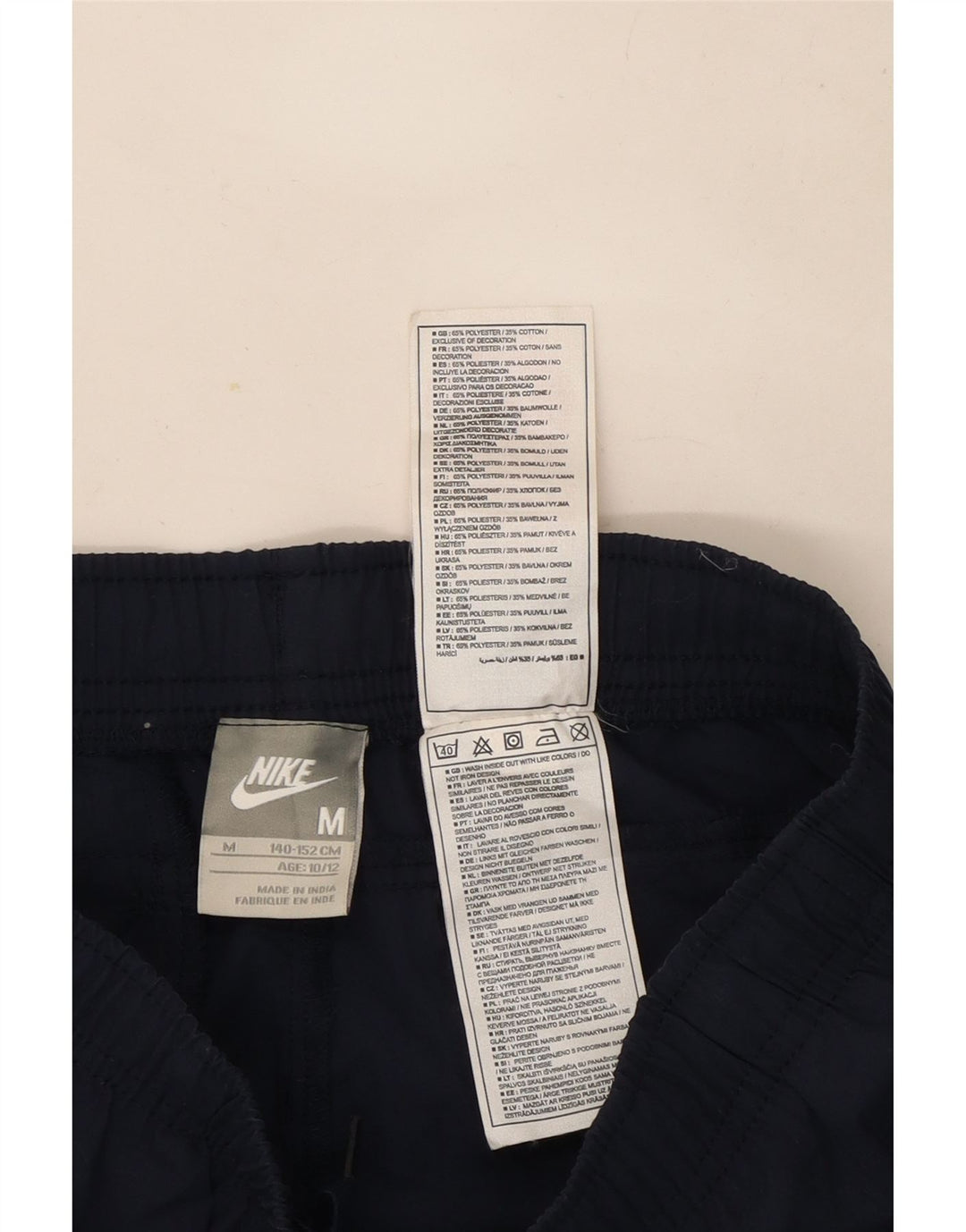 Nike Boys Trenirka Hlače Joggers 10-11 Years Medium Navy Blue Poliester