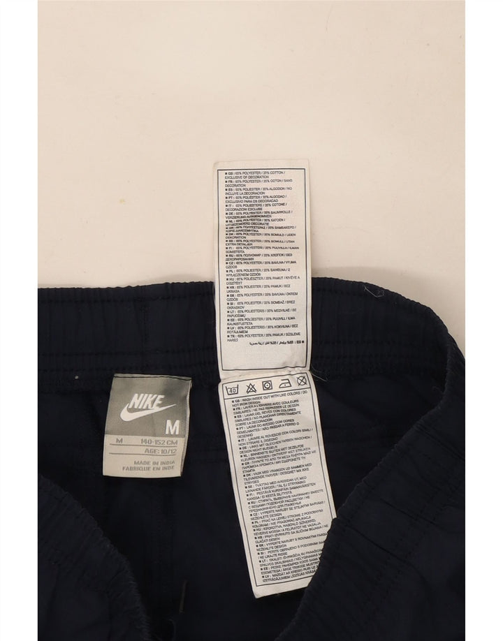 Nike Boys Trenirka Hlače Joggers 10-11 Years Medium Navy Blue Poliester