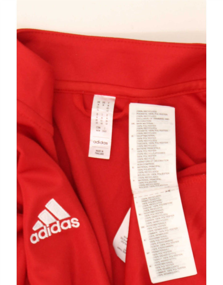 Adidas ženska trenirka Aeroready gornja jakna UK 12/14 srednje crvena poliester