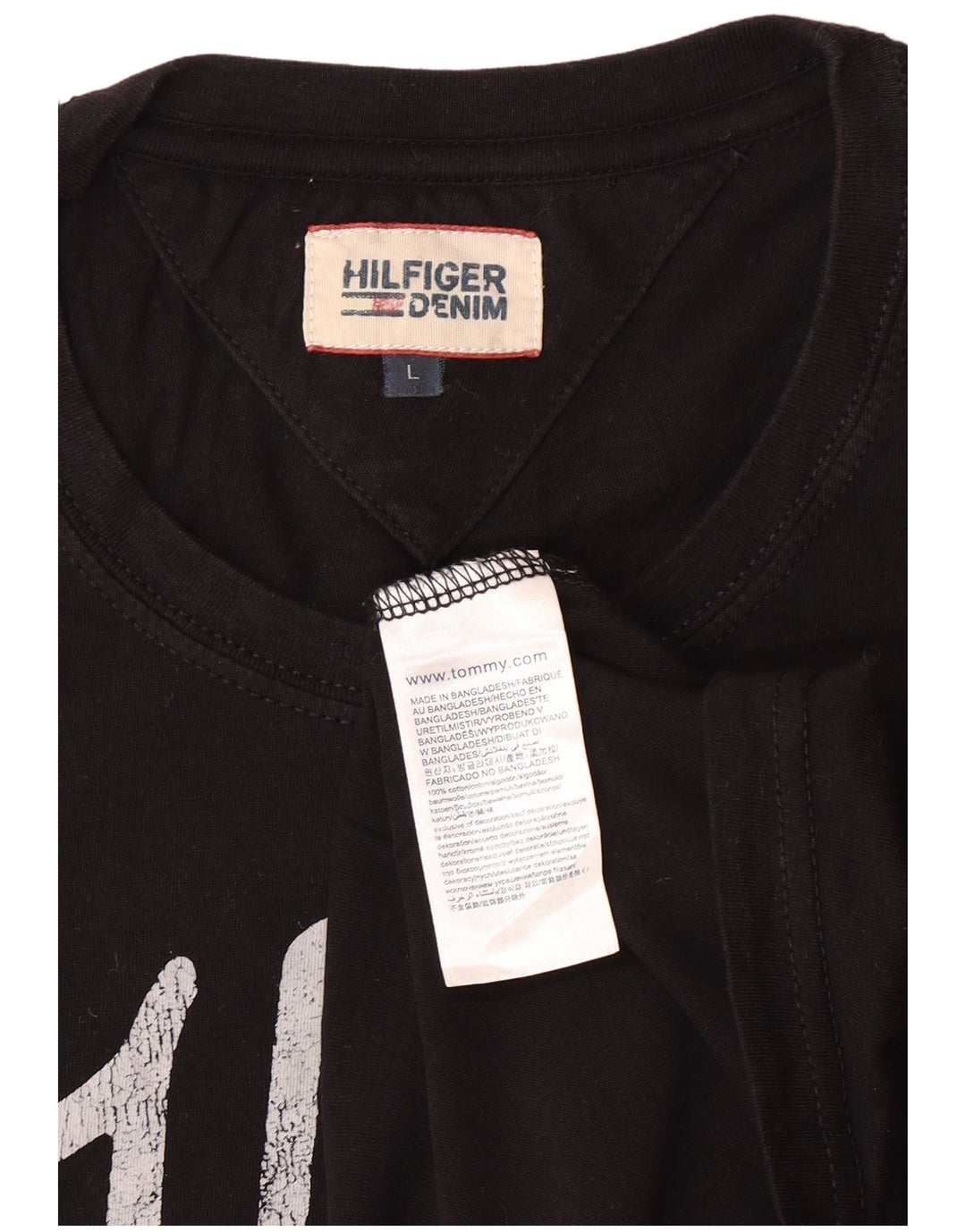 TOMMY HILFIGER Muška New York Fit majica kratkih rukava s velikim crnim pamukom