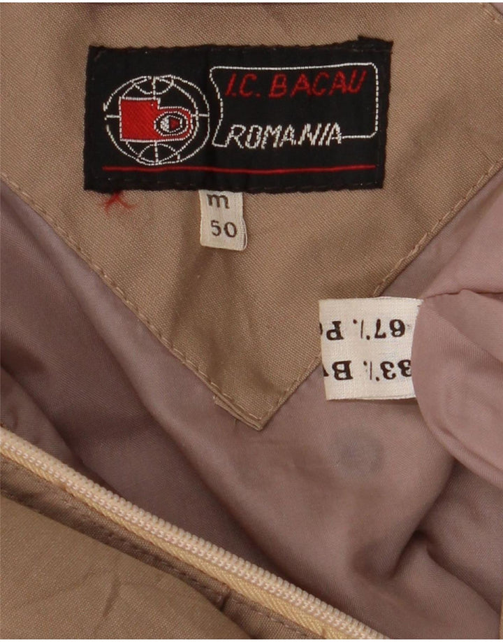 Vintage muška velika bomber jakna EU 50 veliki smeđi pamuk