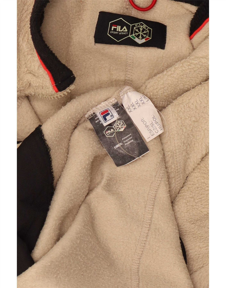 Fila muška jakna od flisa UK 44 2XL bež poliester u boji