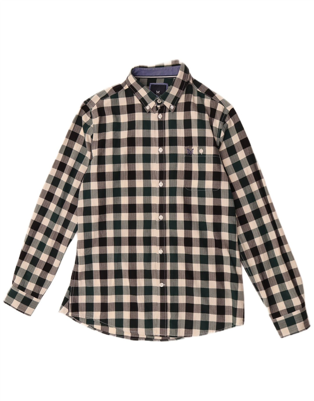 Crew Clothing Muška uska košulja Srednji raznobojni pamuk od ginghama