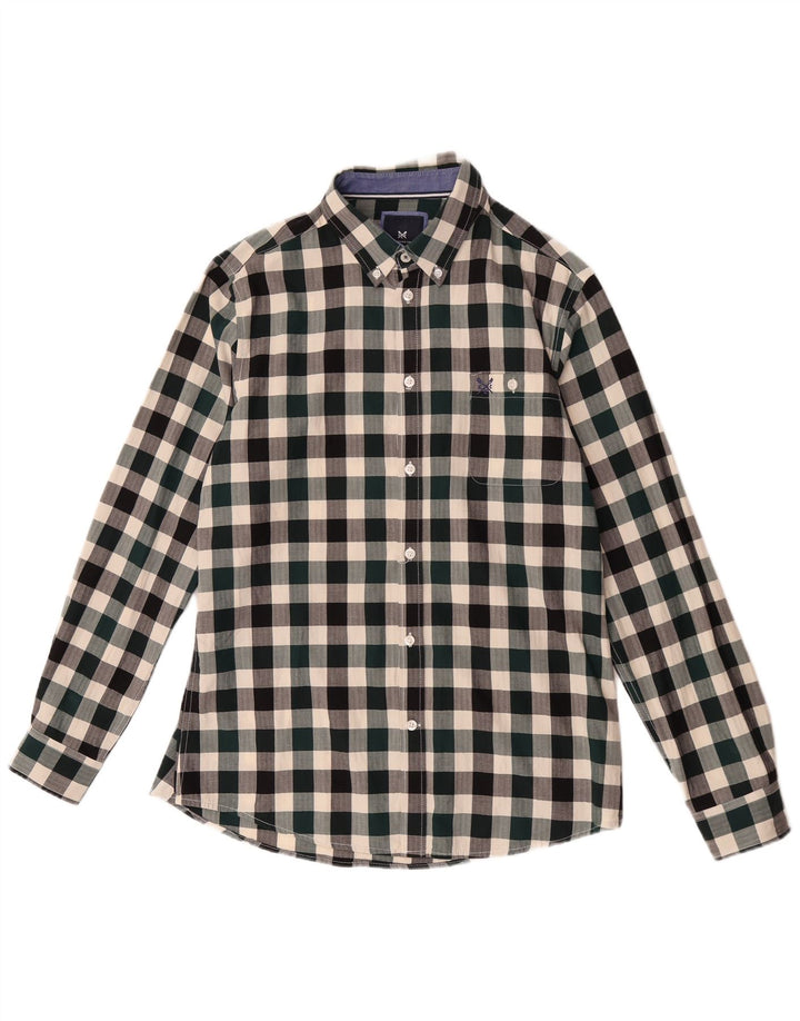 Crew Clothing Muška uska košulja Srednji raznobojni pamuk od ginghama