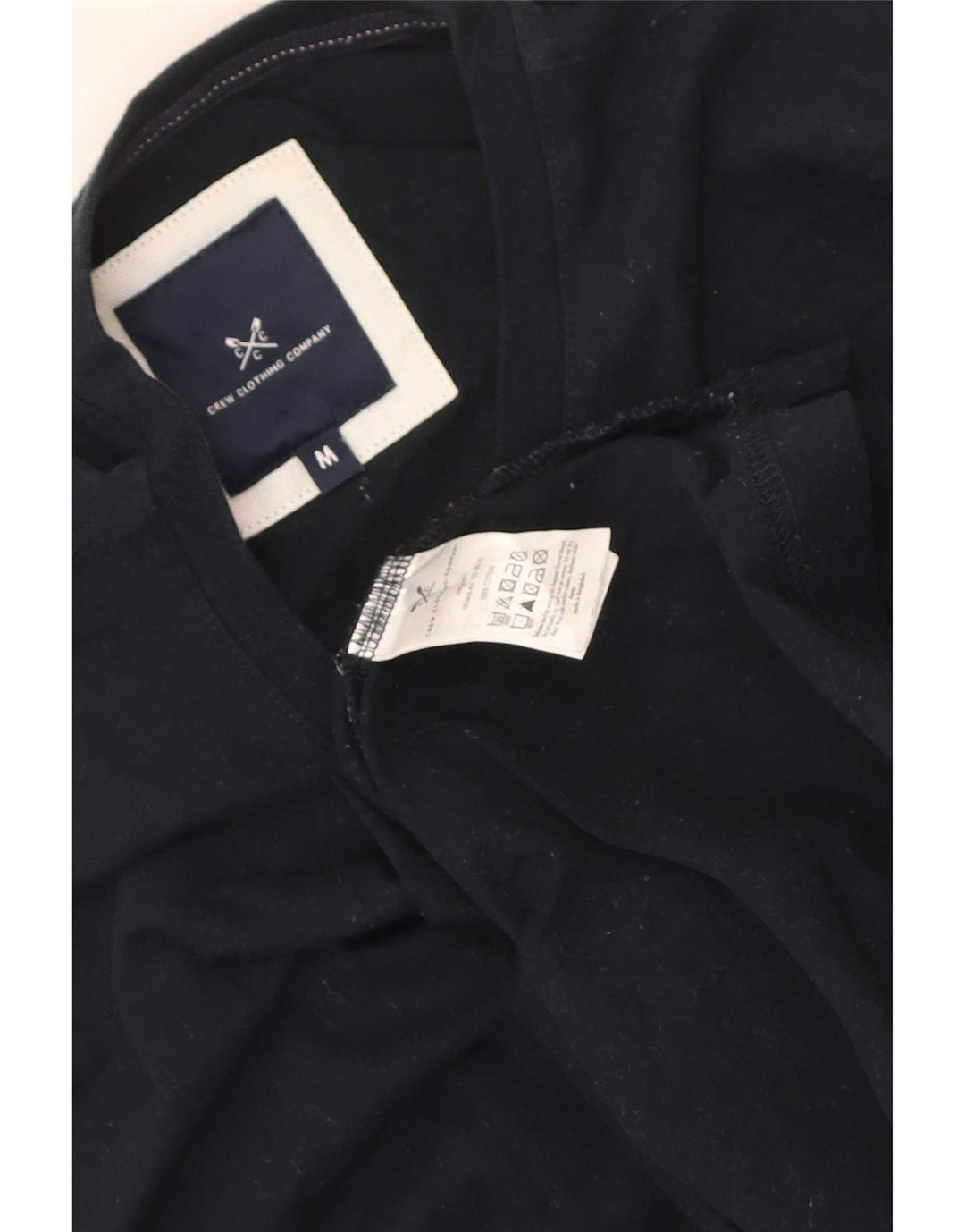 Crew Clothing Muška majica kratkih rukava Srednji tamnoplavi pamuk