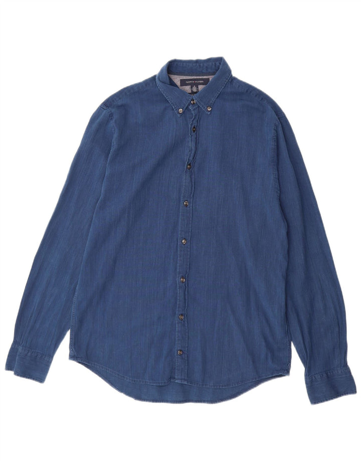 TOMMY HILFIGER Muška New York Fit košulja Srednje plavi pamuk