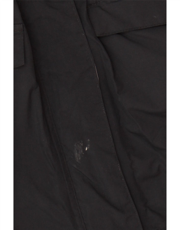 Mountain Warehouse ženska kišna jakna s kapuljačom UK 14 Veliki crni najlon