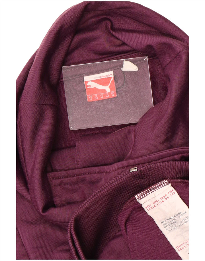 PUMA ženska gornja jakna za trenirku UK 12 Medium Maroon Colourblock poliester