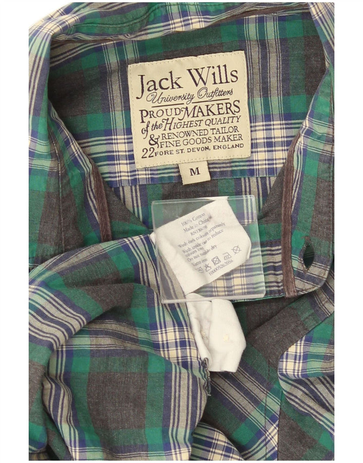 Jack Wills muška košulja srednje zelene karirane boje