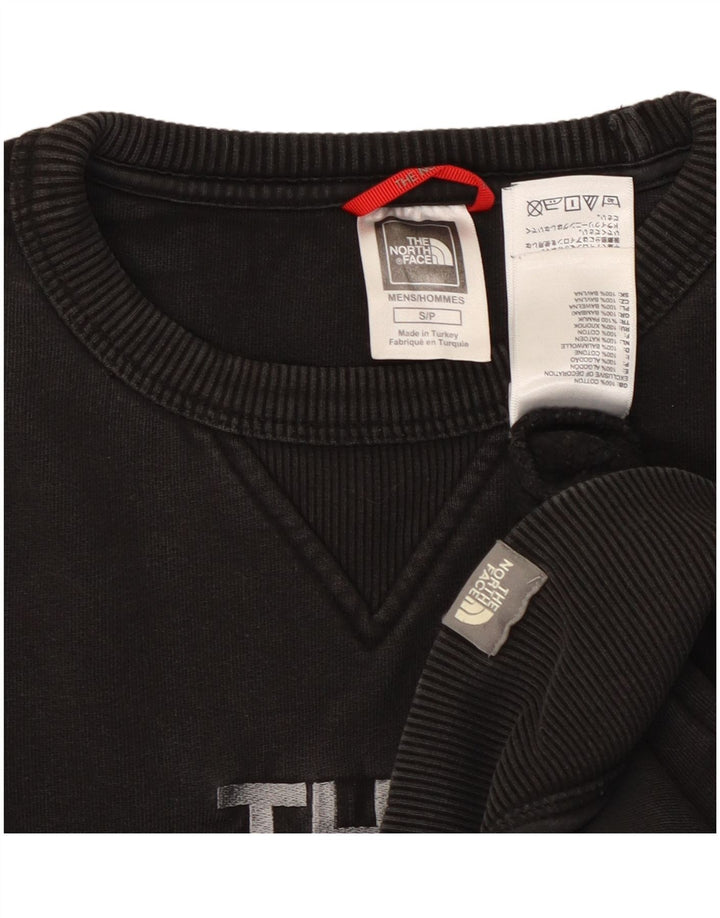 THE NORTH FACE Mali crni pamučni muški džemper s grafičkim motivima
