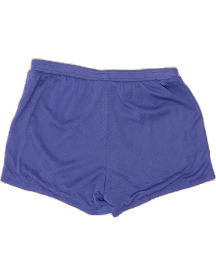 CHAMPION Womens Sport Shorts UK 14 Large  Purple Polyester Vintage Champion and Second-Hand Champion from Messina Hembry 