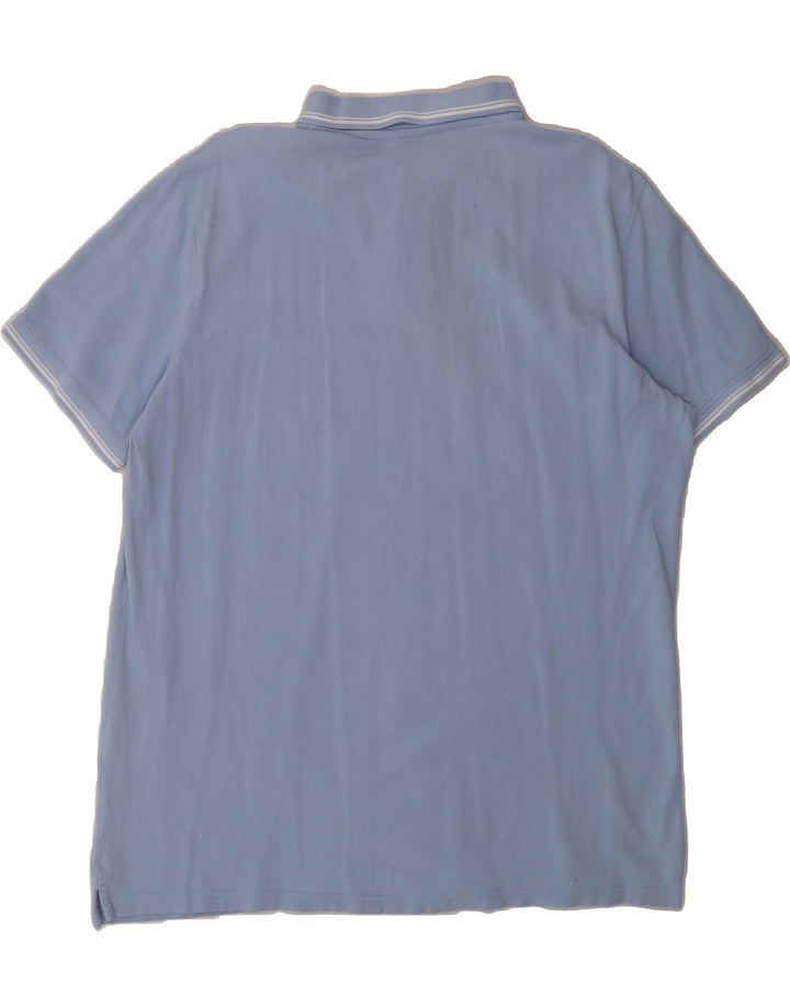 CARRERA Mens Polo Shirt 2XL Blue Cotton Vintage Carrera and Second-Hand Carrera from Messina Hembry 