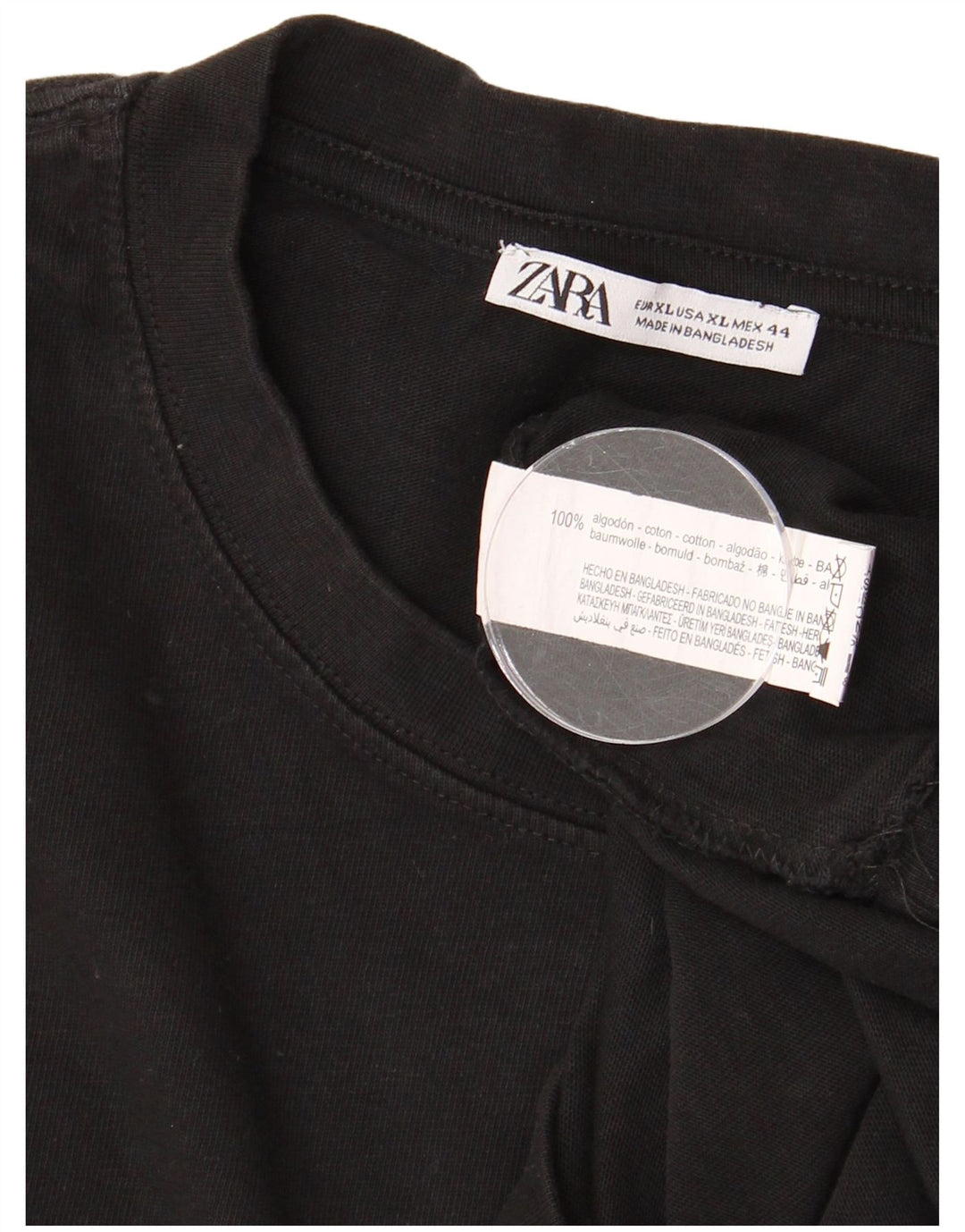 ZARA muška majica XL crni pamuk