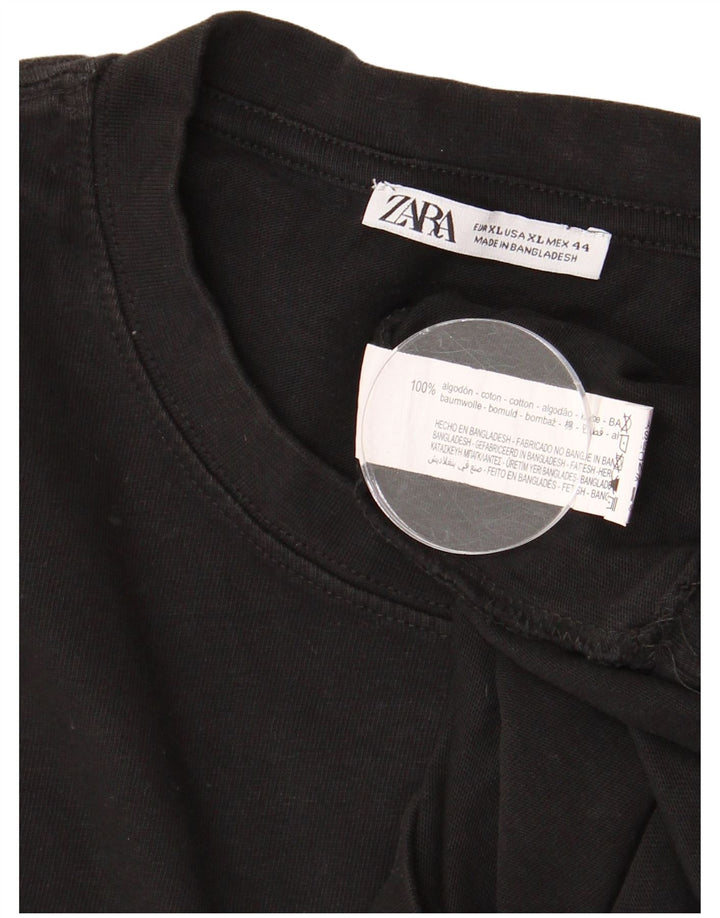 ZARA muška majica XL crni pamuk