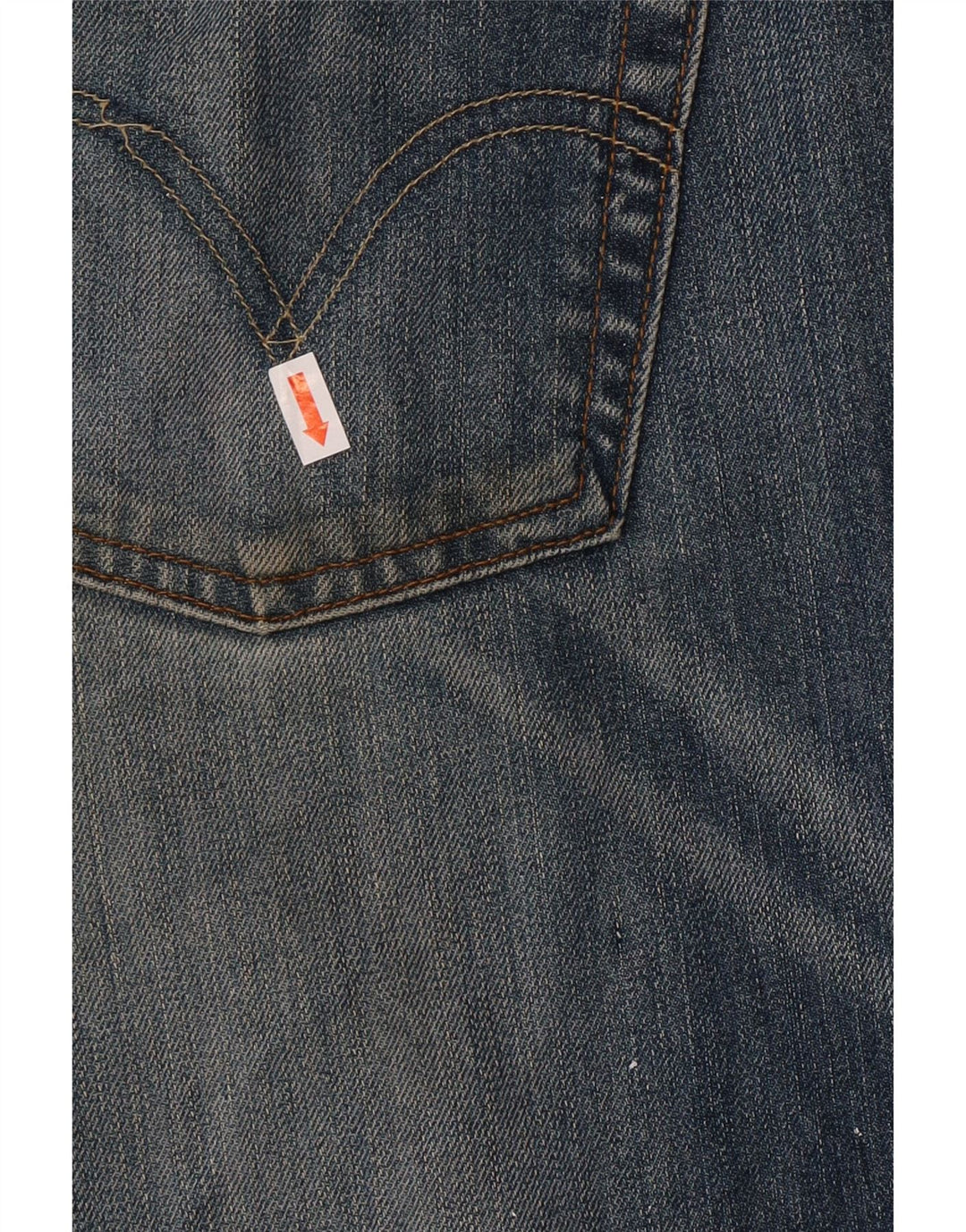 LEVI'S muške 506 ravne traperice W36 L34 plavi pamuk