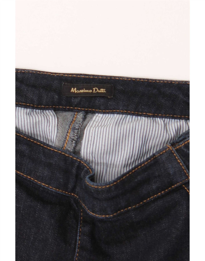 Ženske lepršave traperice Massimo Dutti W26 L30 tamnoplave