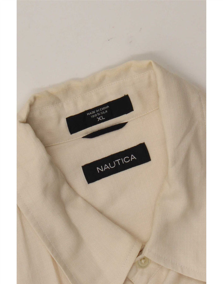 Nautica muška majica kratkih rukava XL bež svila